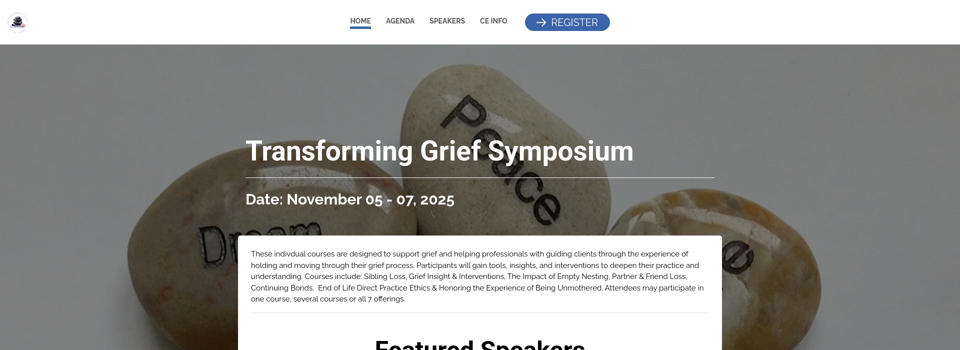 Transforming Grief Symposium